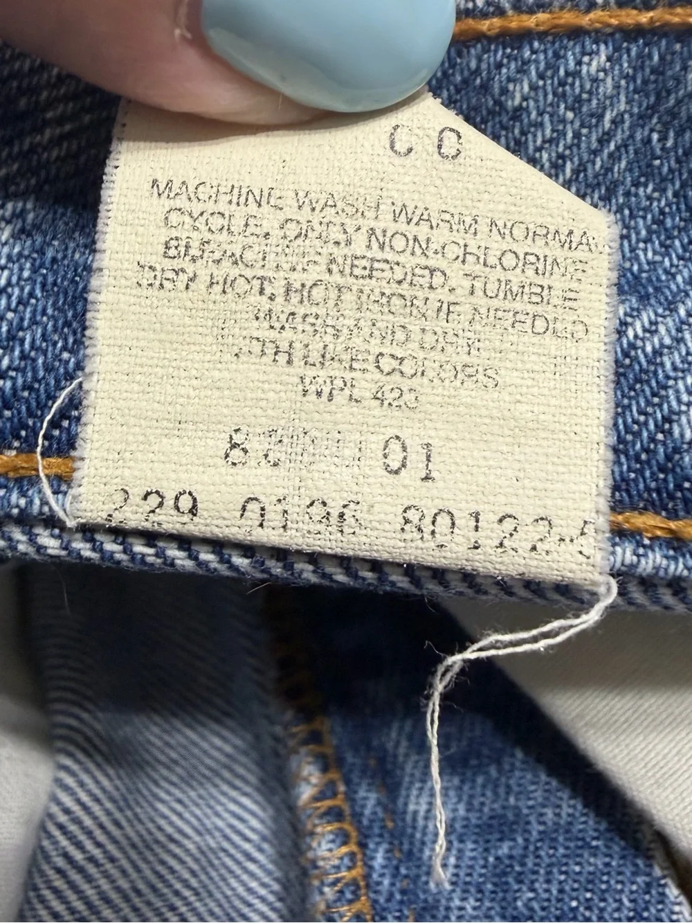 Levis vintage january